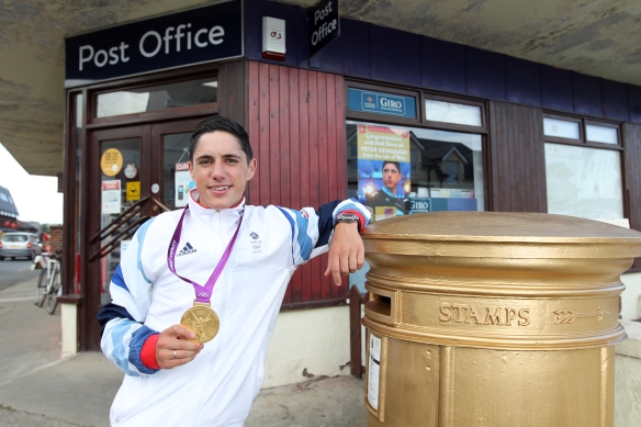 Peter Kennaugh Gold Medal and Postbox
