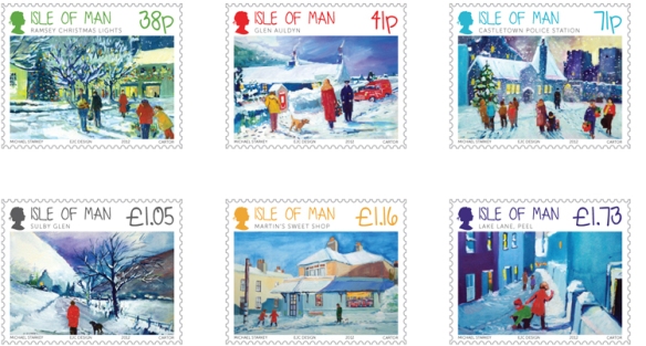 IOMPO Michael Starkey Christmas Stamps